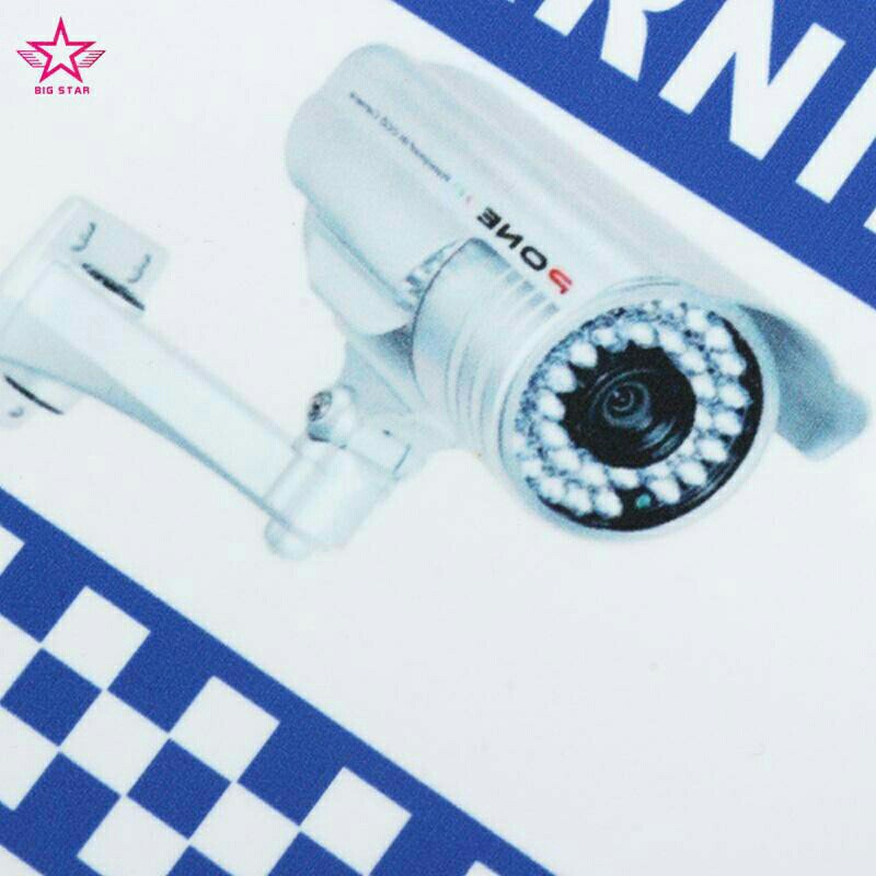 CCTV Security Surveillance Camera Adhesive Sticker Sign Warning Vinyl