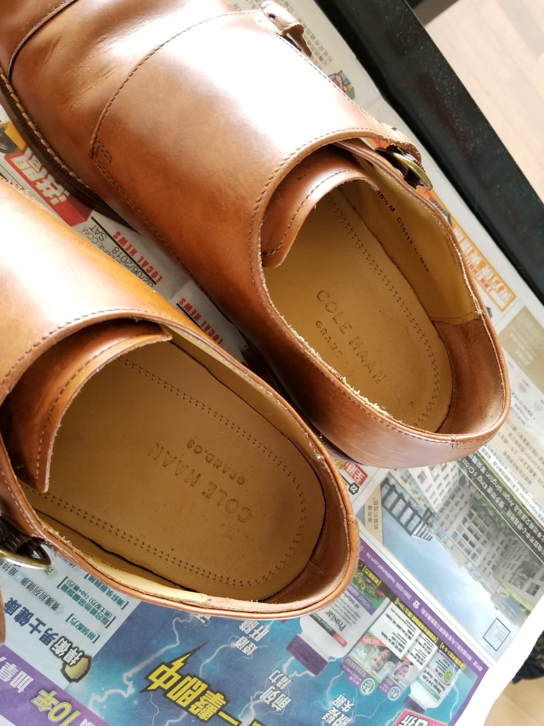 Cole haan madison double monk clearance