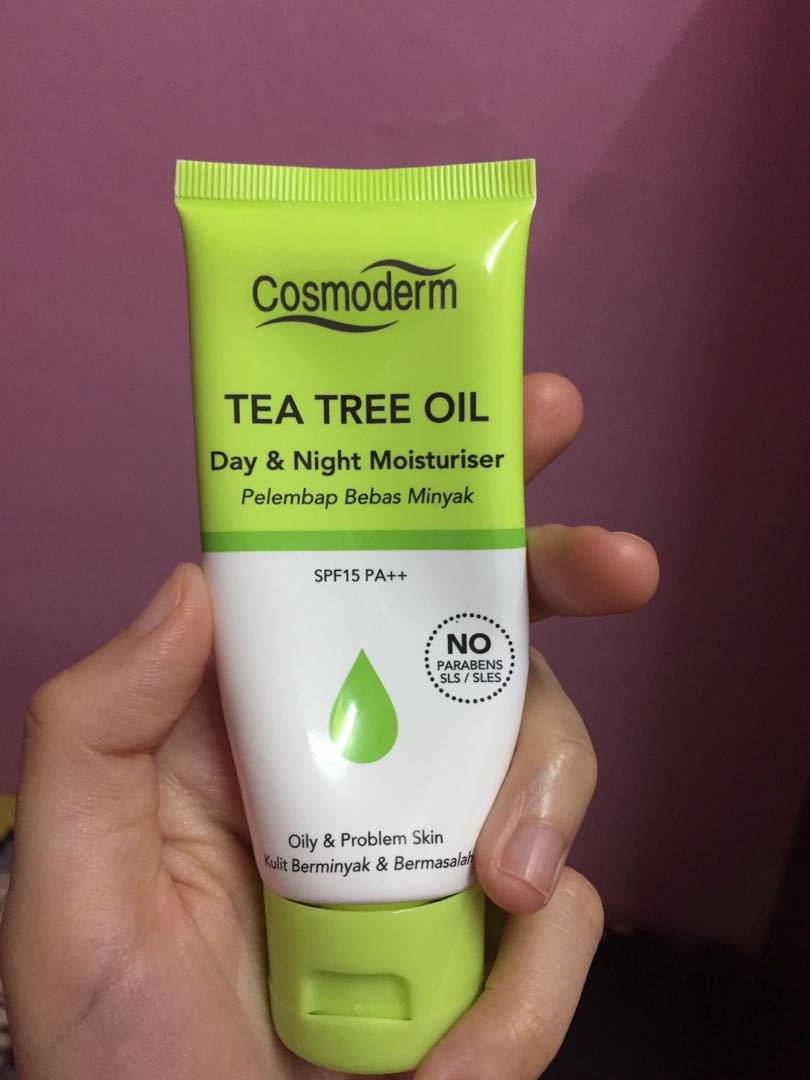 moisturizer cosmoderm tea tree oil