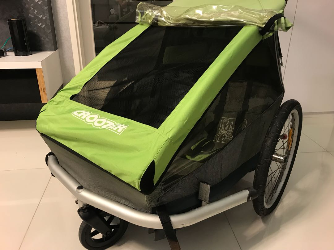 Croozer Bike Trailer for 2 kids Babies Kids Infant Playtime on Carousell