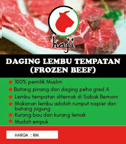 Daging Lembu Tempatan Frozen Beef Food Drinks Packaged Snacks On Carousell