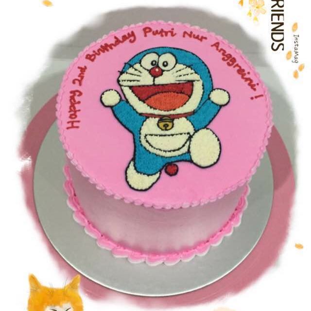 Get Wallpaper Doraemon Cake Food Drinks Baked Goods On Carousell Desktop Wallpaper Free