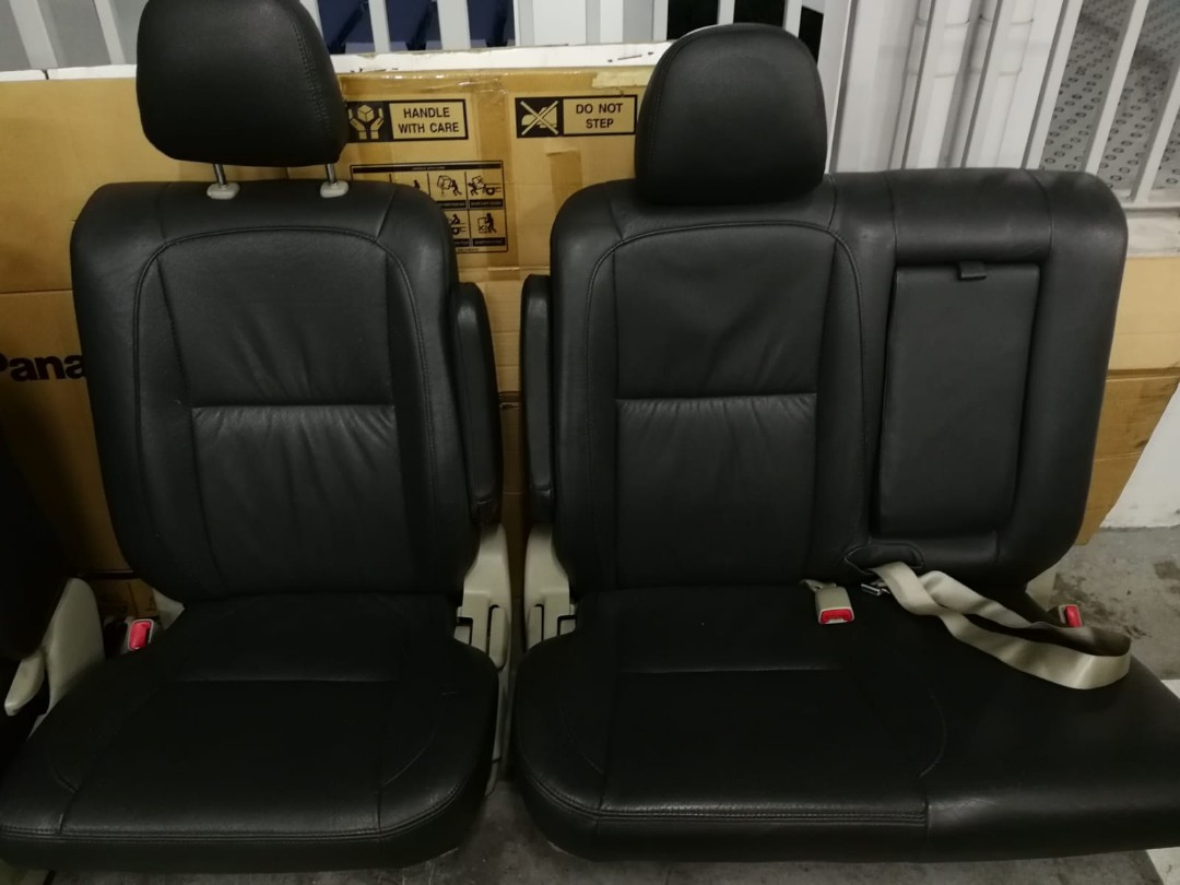 Estima car seat Leather Middle row Car Accessories on Carousell