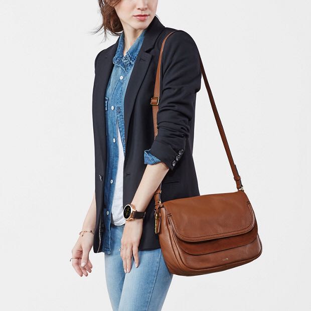 Fossil Peyton Large Double Flap Crossbody