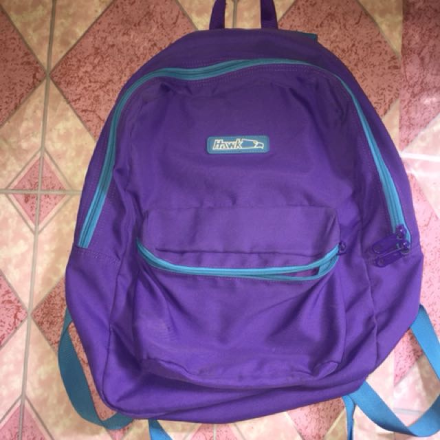 hawk bag blue violet