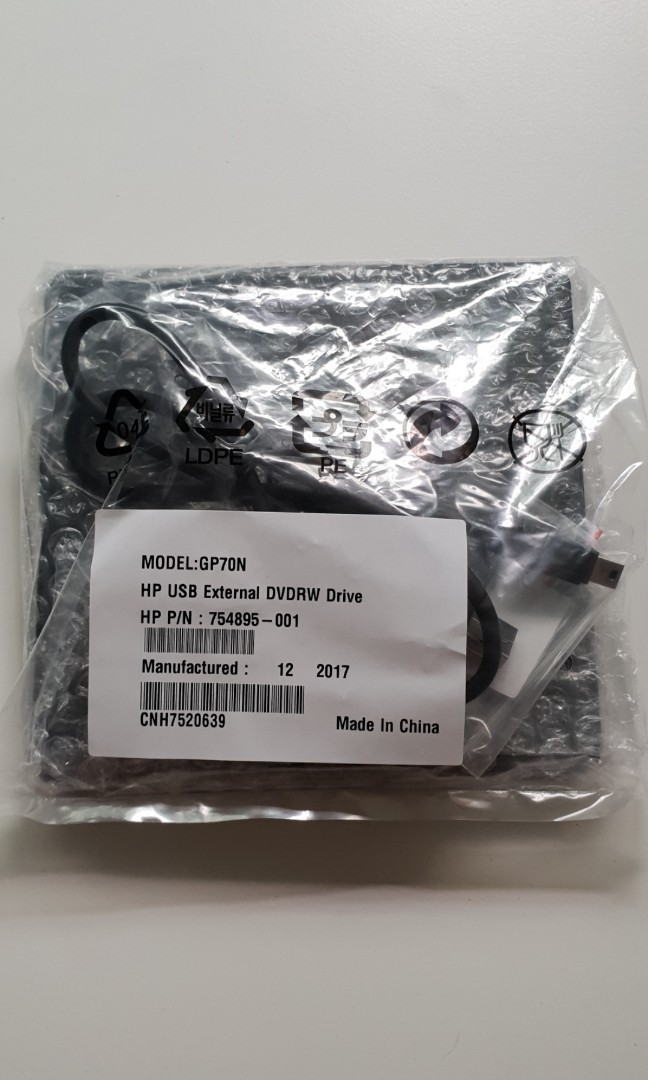Hp external usb dvdrw drive computers tech parts accessories
