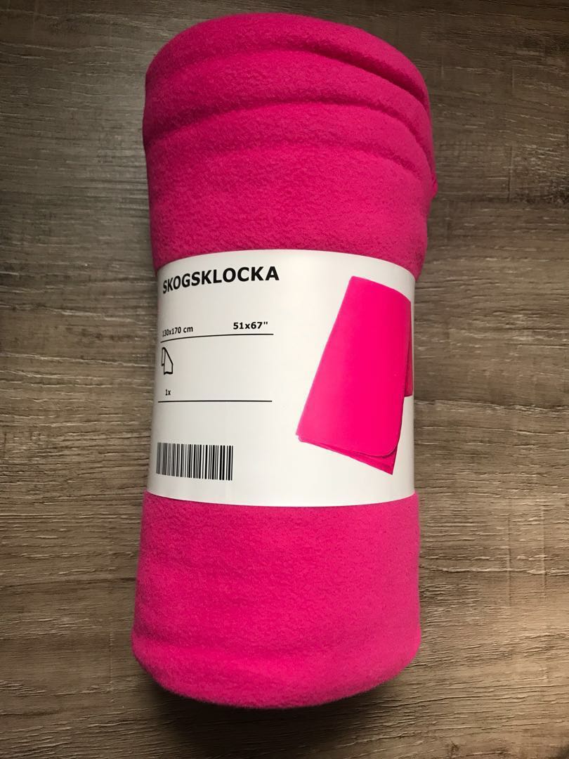 Ikea Skogsklocka Throw Pink Furniture Others On Carousell