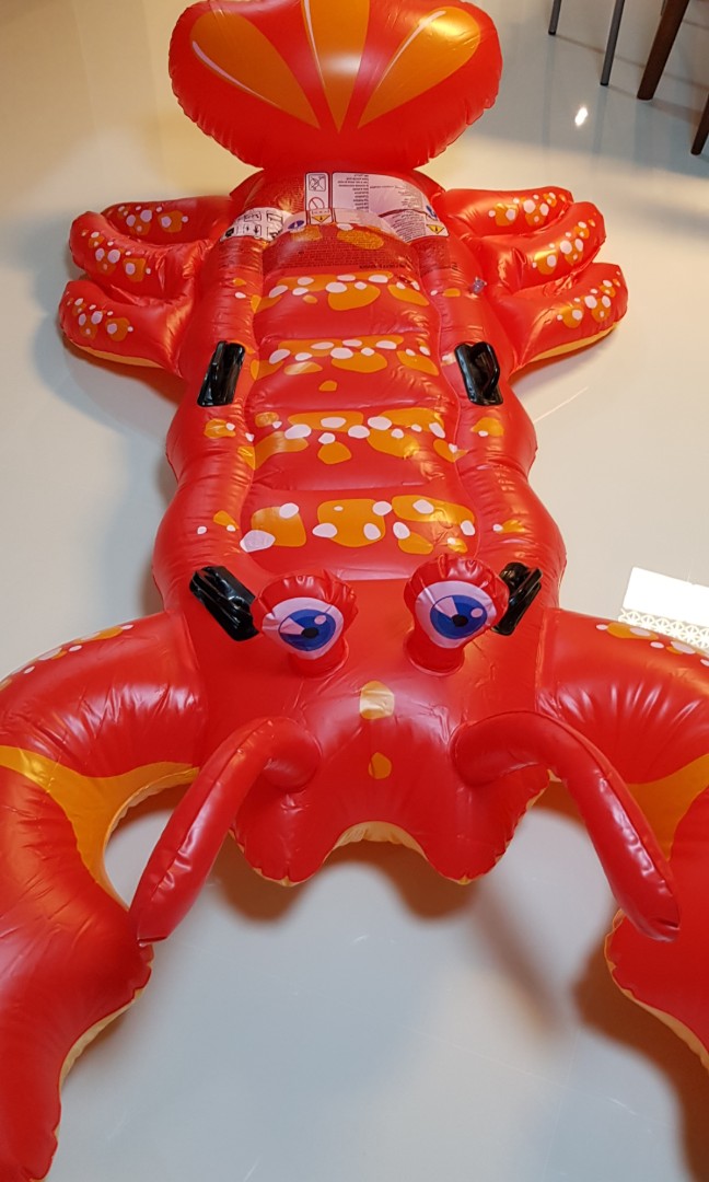 inflatable lobster pool toy