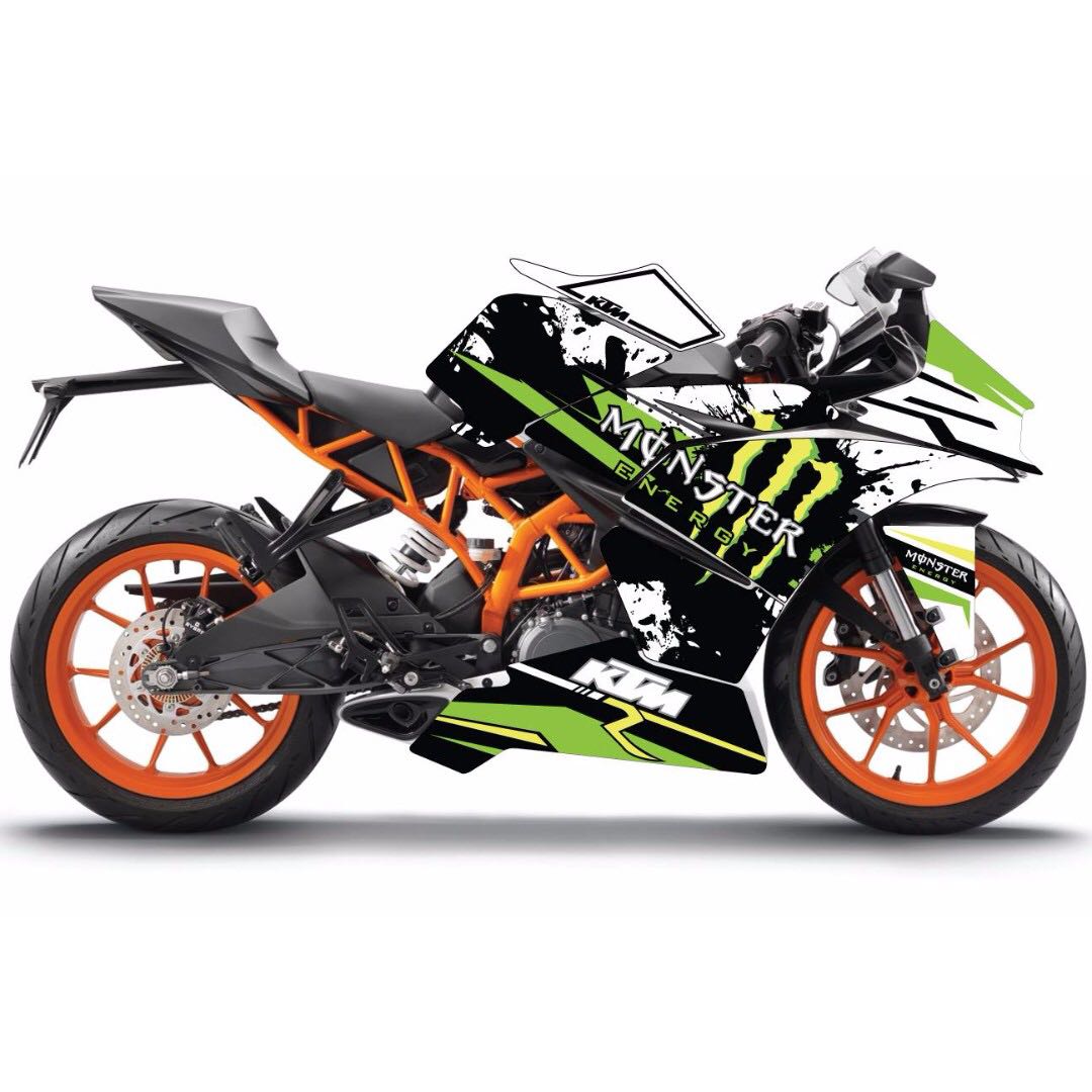 KTM RC DECAL STICKER Motorcycles Motorcycle Accessories on Carousell