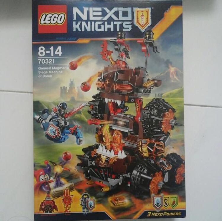 Lego Nexo Knights General Magmar s Siege Machine of Doom 70321