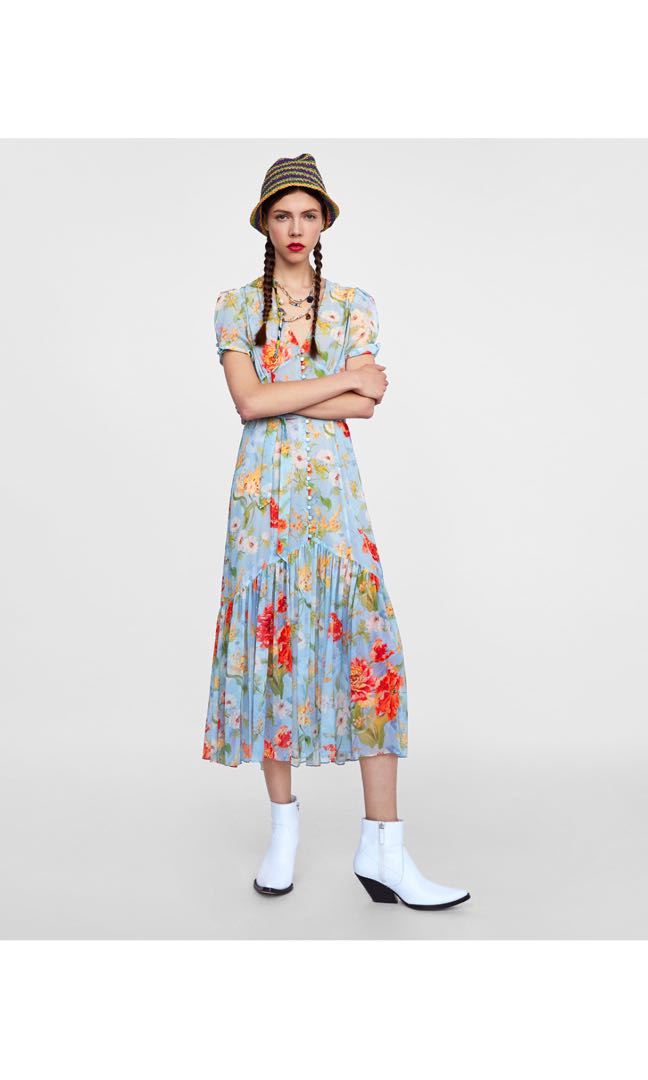 Zara Floral Maxi Dress, Bulletin Board 