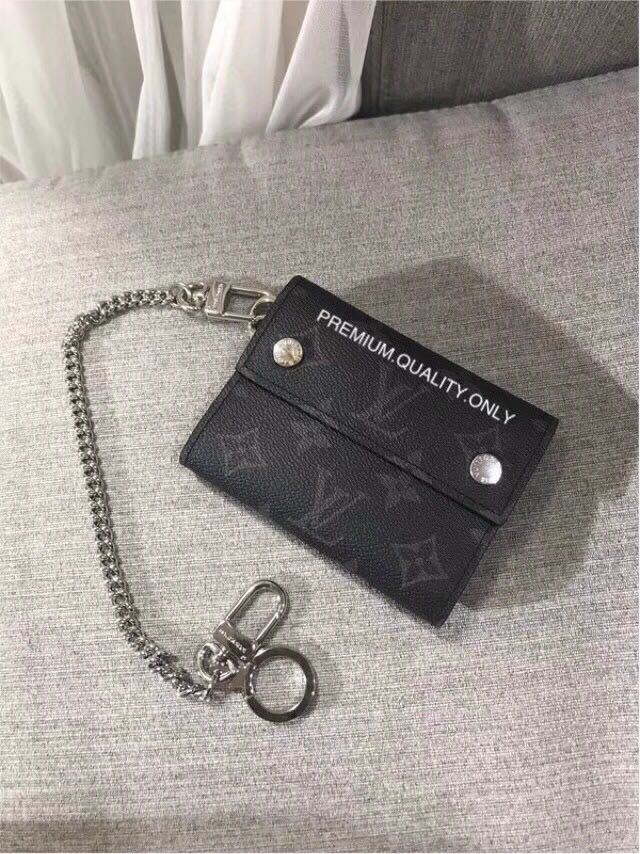 Louis Vuitton Rivets Chain Wallet Epi LV Circle Black in Epi Leather with  Silvertone  US