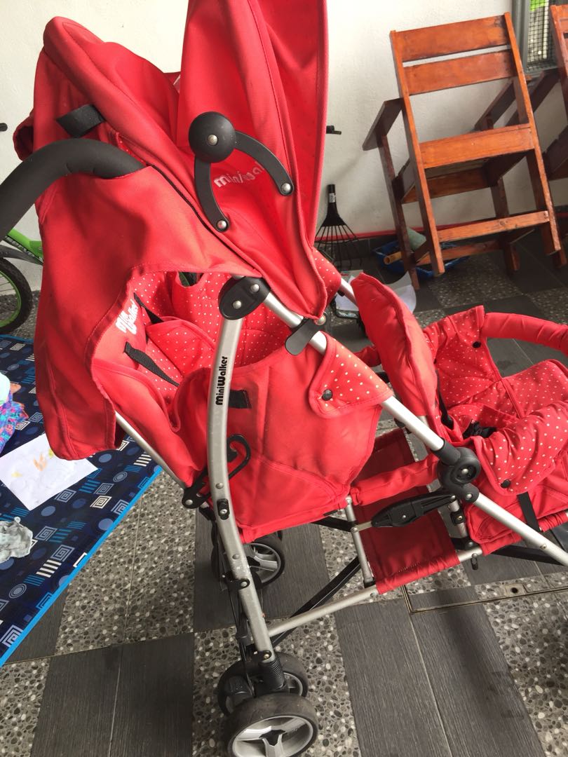 Mini walker double stroller shop