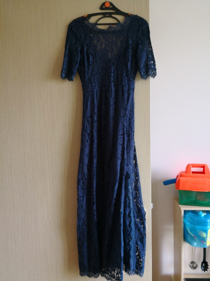 blue lace maxi