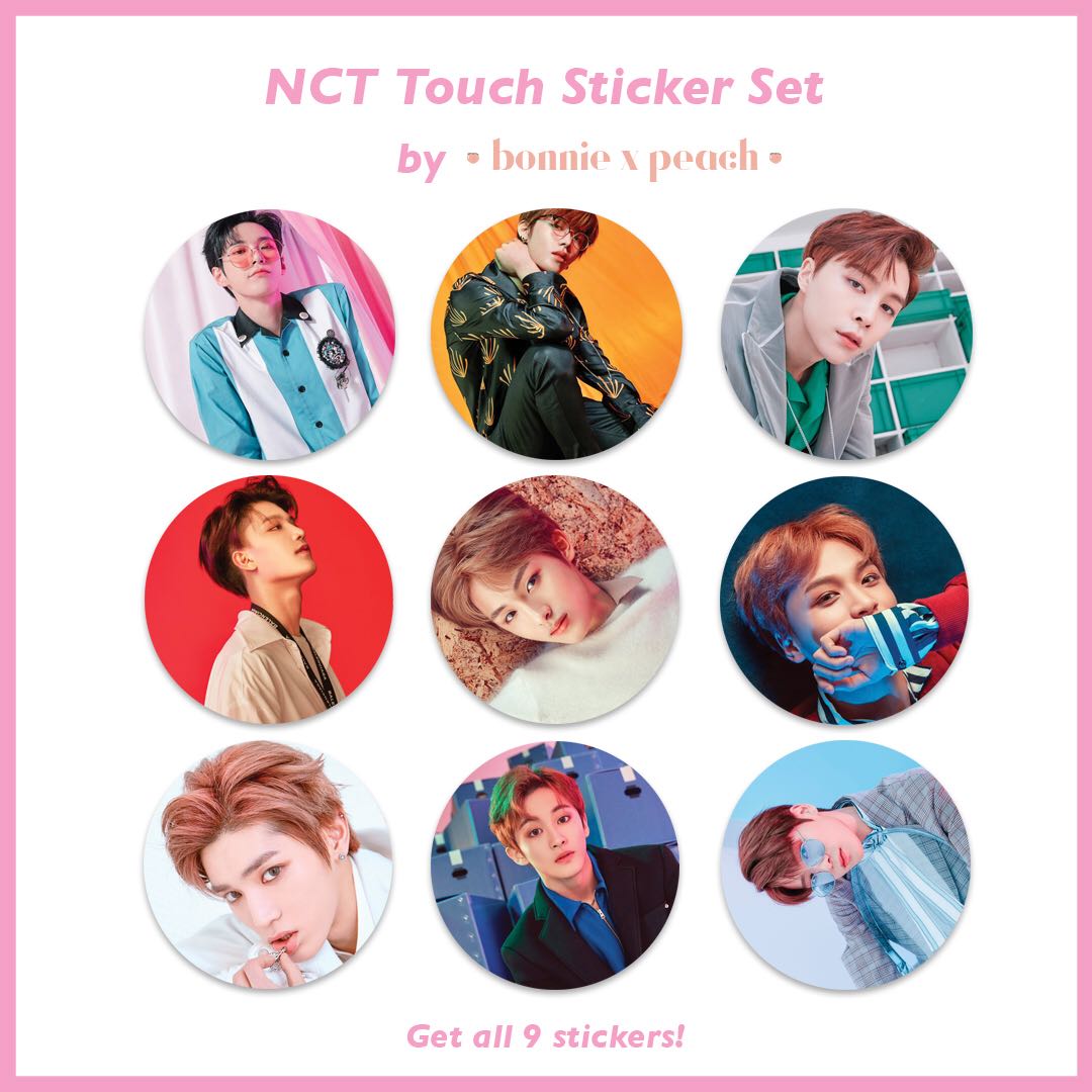  NCT  Touch Sticker  Set K Wave on Carousell