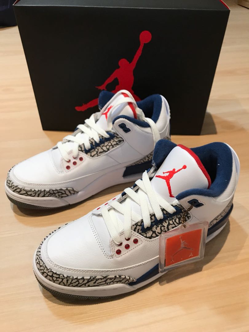 True blue 3s 2018 on sale
