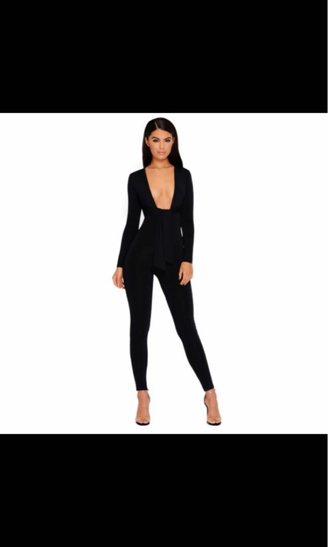 oh polly white jumpsuit