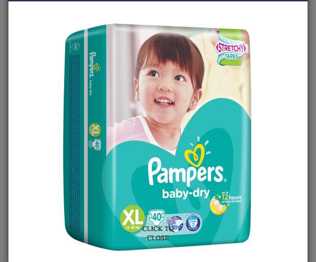 pampers dry xl
