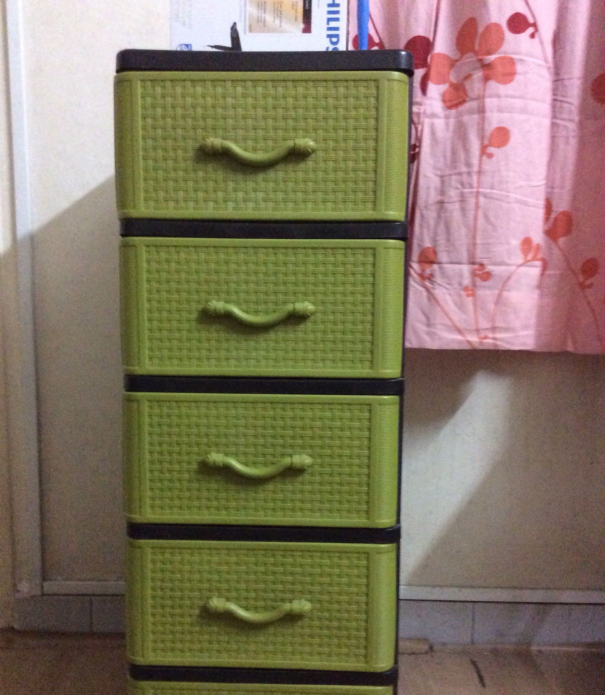 Plastic Drawer Home Furniture Furniture On Carousell