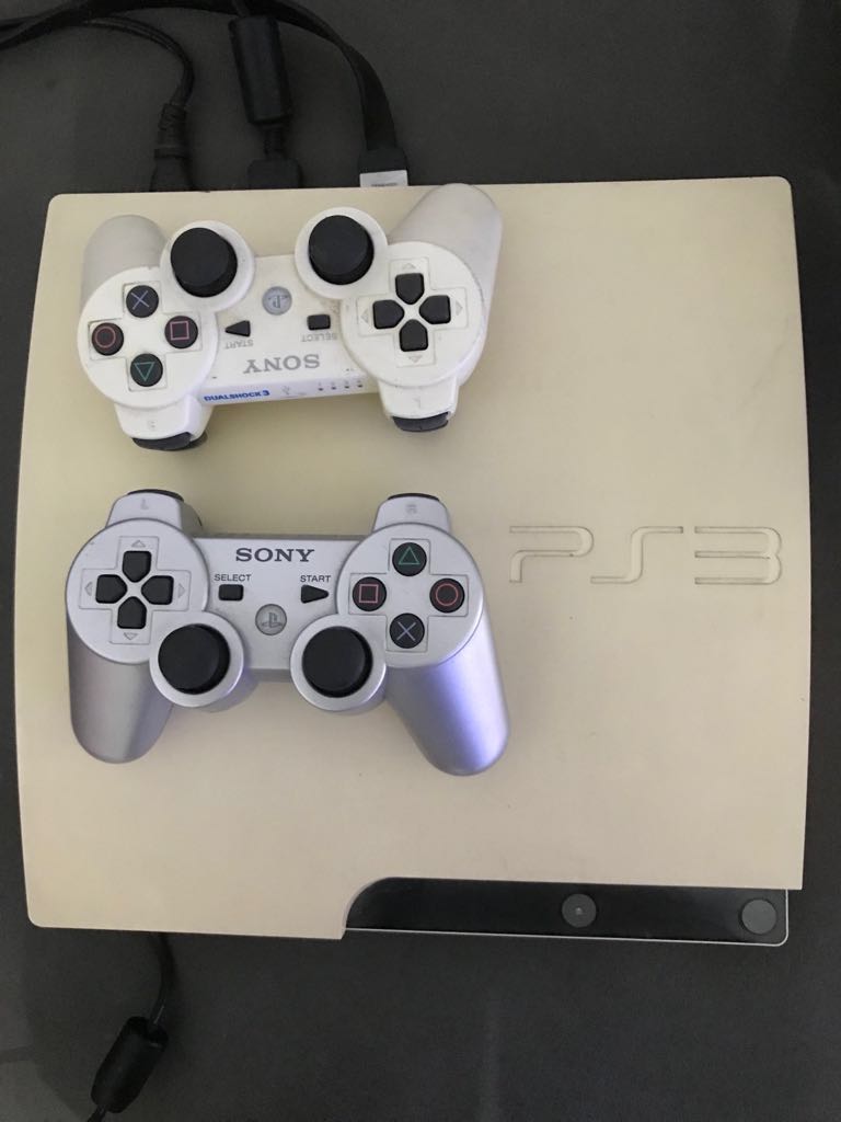 PS3 with 2 Controllers - 
