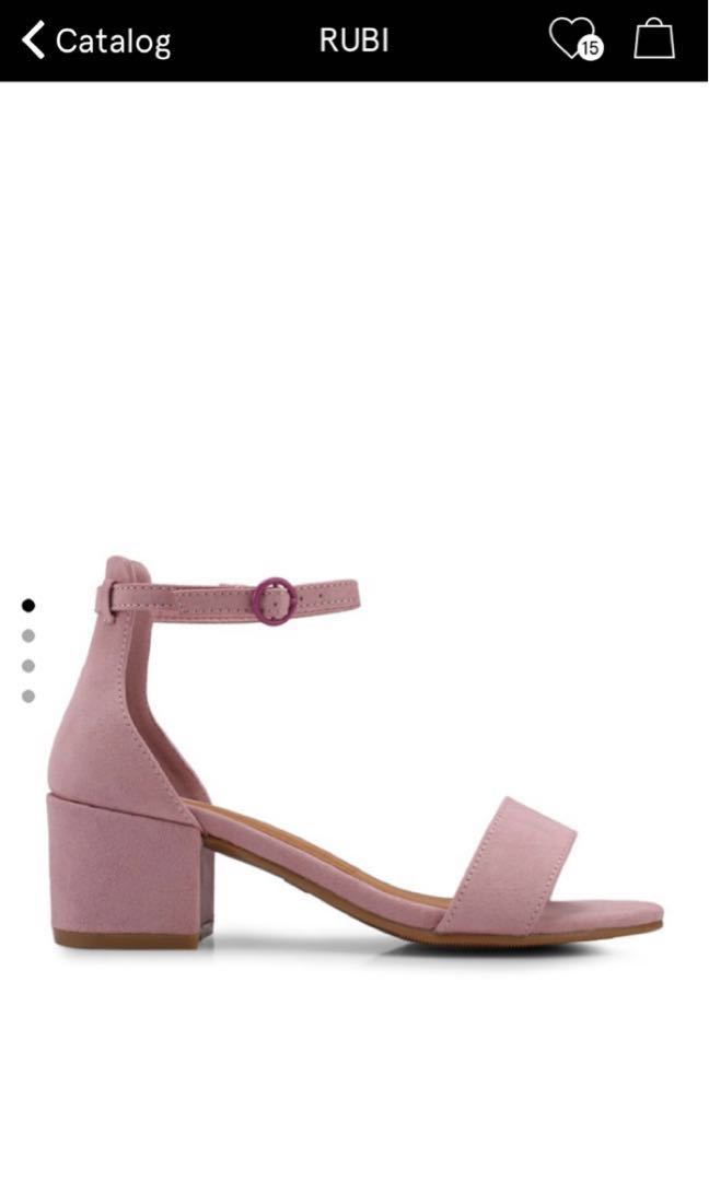 lilac low heel shoes