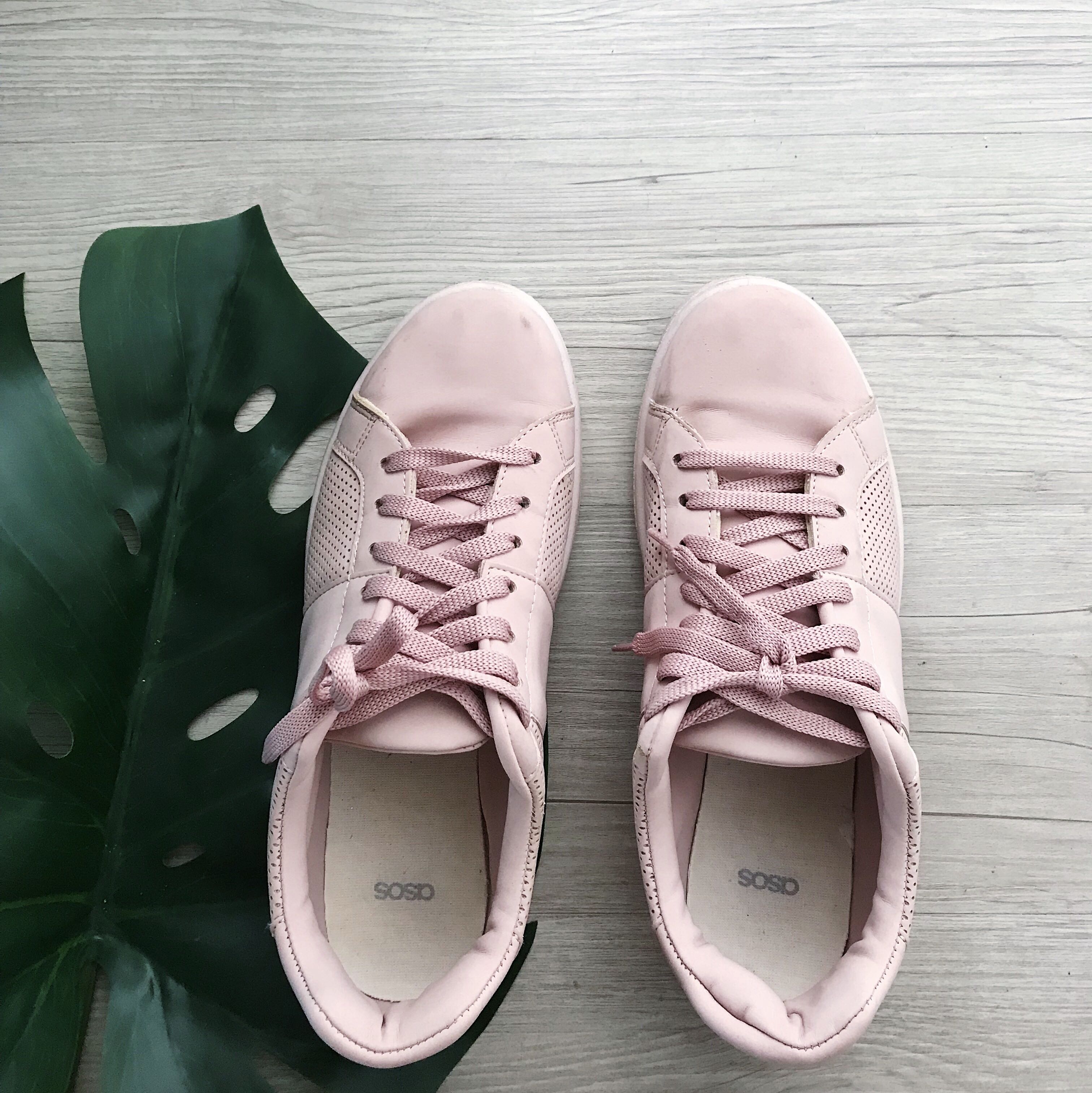 blush pink sneakers womens