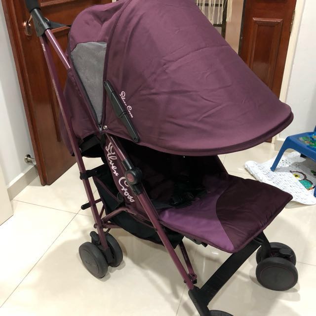silver cross purple stroller