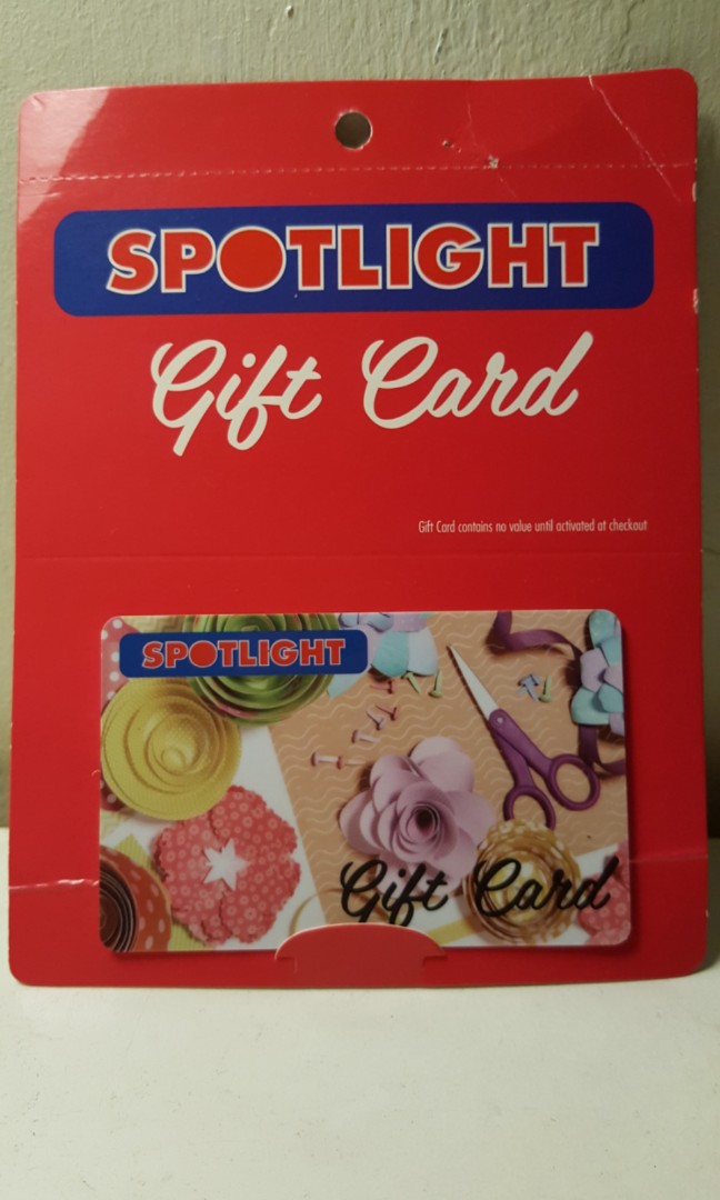 Spotlight gift best sale card