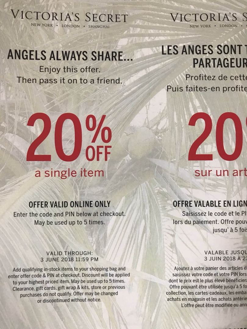 Victoria S Secret Off Promo Codes Women S Fashion Bottoms Other Bottoms On Carousell