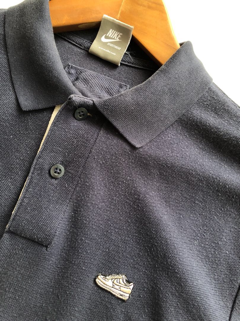Vintage Nike Air Force 1 Polo Tee RARE