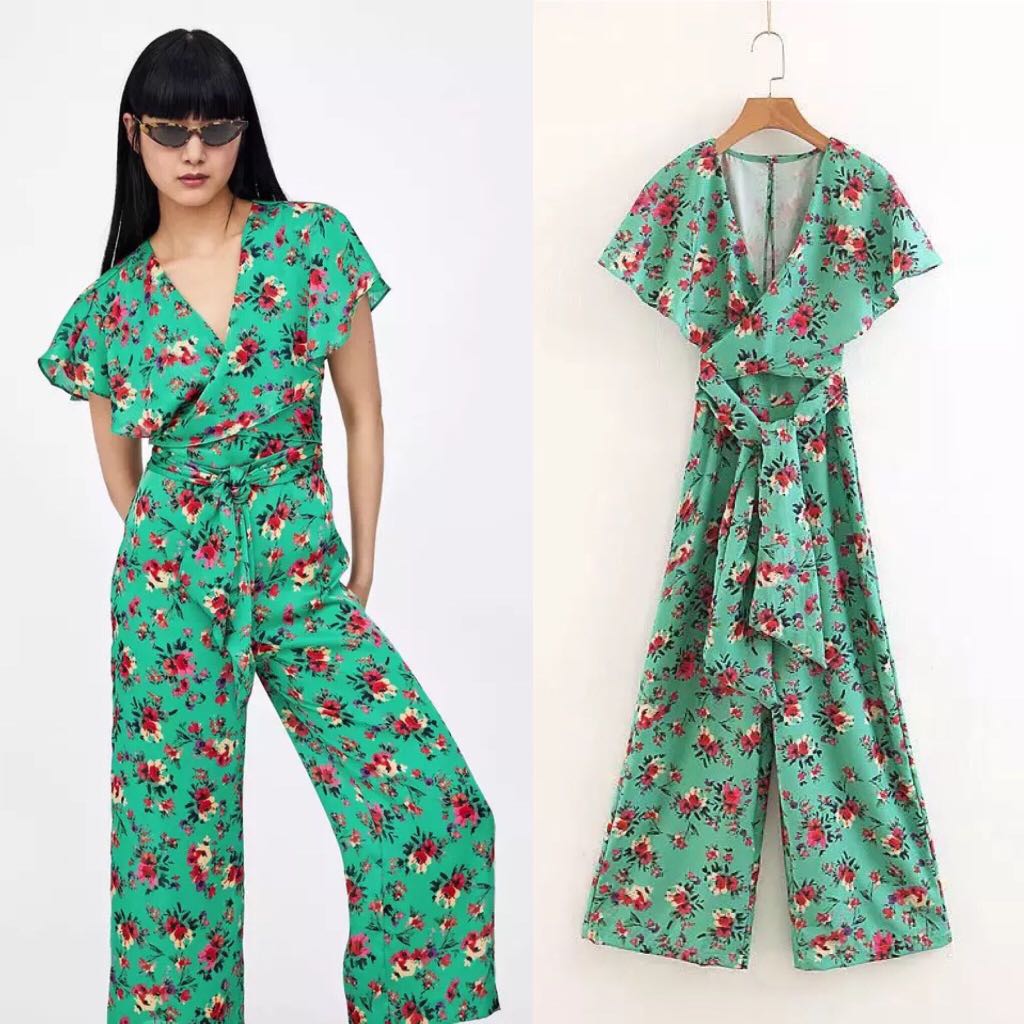 womens printed jumpsuit