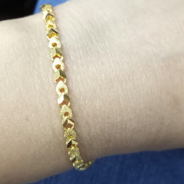 Branch (2) 21 karat gold bracelet, weight 4.72 grams - مصاغات الأربش للذهب  بالسعودية قسم المتجر الإلكتروني