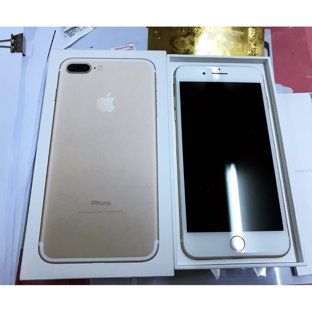 中古機二手機apple Iphone 7 Plus 128g 金9 9 成新 手機平板 蘋果