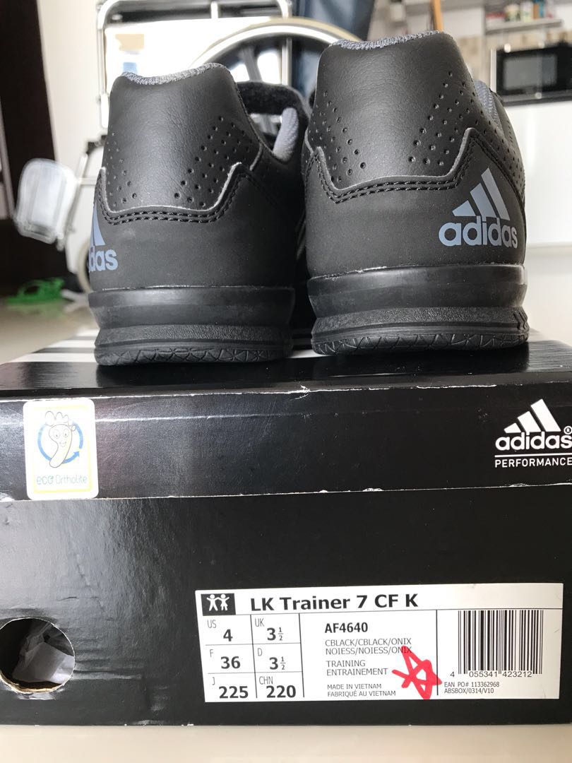 nitrógeno germen Ventana mundial BN Adidas LK Trainer 7 CF K Shoes (Black), Babies & Kids, Babies & Kids  Fashion on Carousell