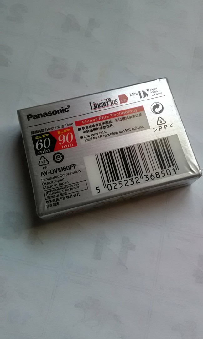 Brand new Panasonic Mini DV tape, TV & Home Appliances, TV