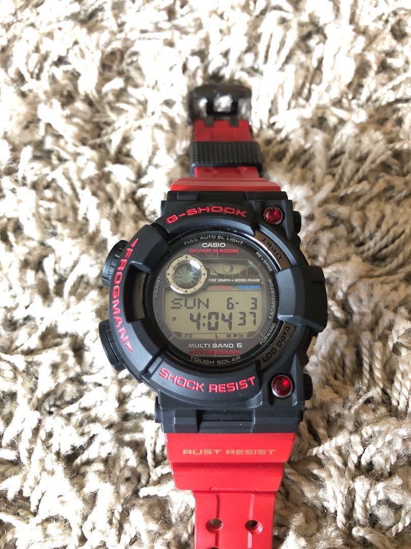 g shock ruby frogman