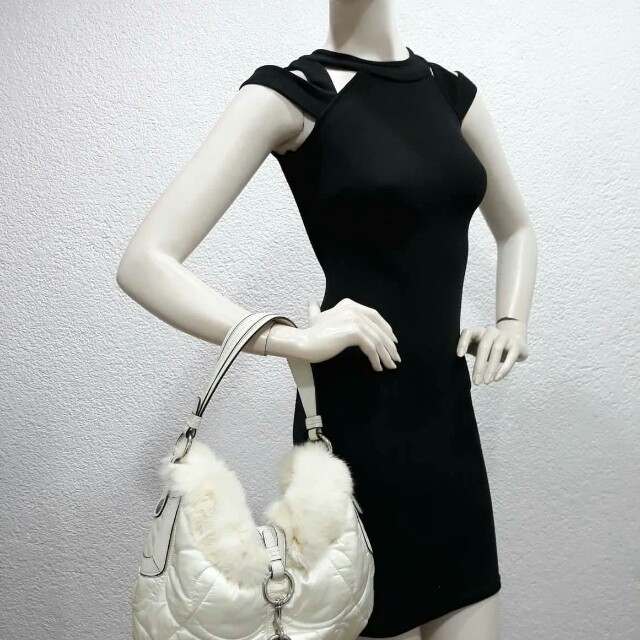 coach fur bag