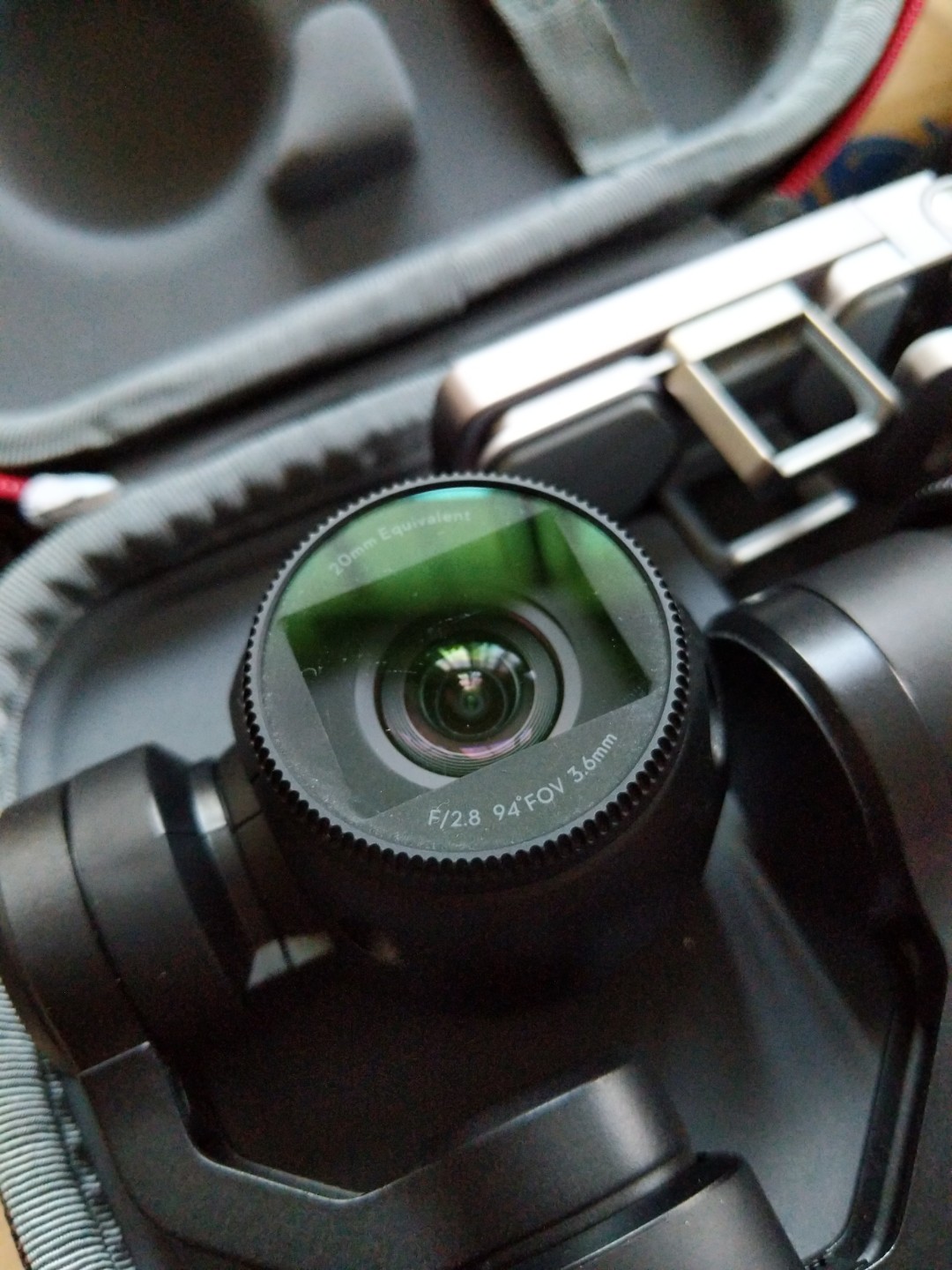 DJI Osmo Gen 1 (Category: Gimbals & Stabilizers ) located in Quezon City. Submitted by tindecluttering (Listing ID 172976152, Image 2). Description: DJI Osmo Gen 1 with accessories! Camera and handle are in great condition, almost like new. No scratches, fungus, etc. Used but not abused. No signs of wear Comes with: - 8gb micro SD card - External stock mic - 2 x regular batteries - 1 x high capacity battery - Stock charger - Quad charging system 