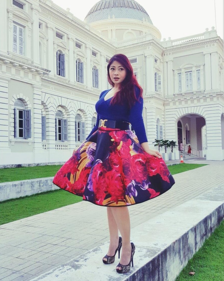 Floral clearance puffy skirt