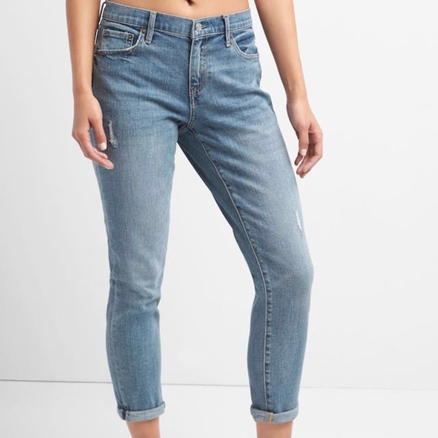 mid rise best girlfriend jeans gap