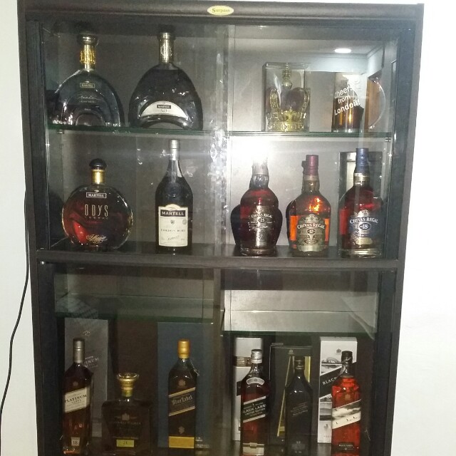 Glass Display Cabinet With Lighting Furniture Others On Carousell