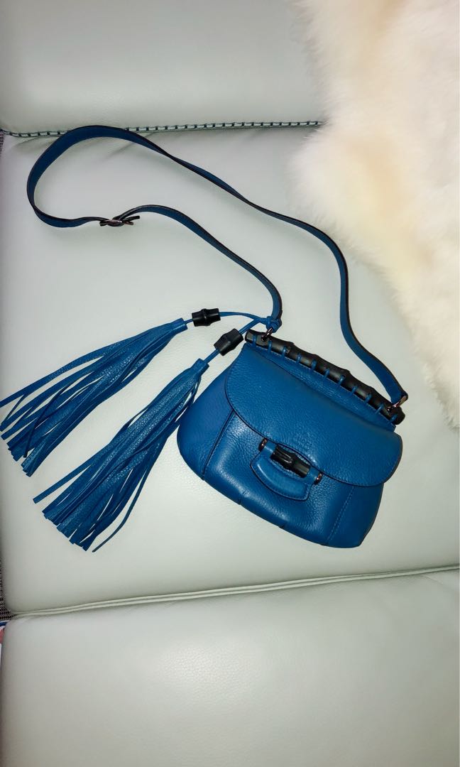 gucci sling bag blue