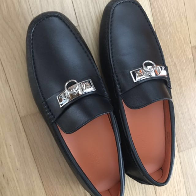Hermes loafers, Men's Fashion, Footwear, Dress Shoes on Carousell
