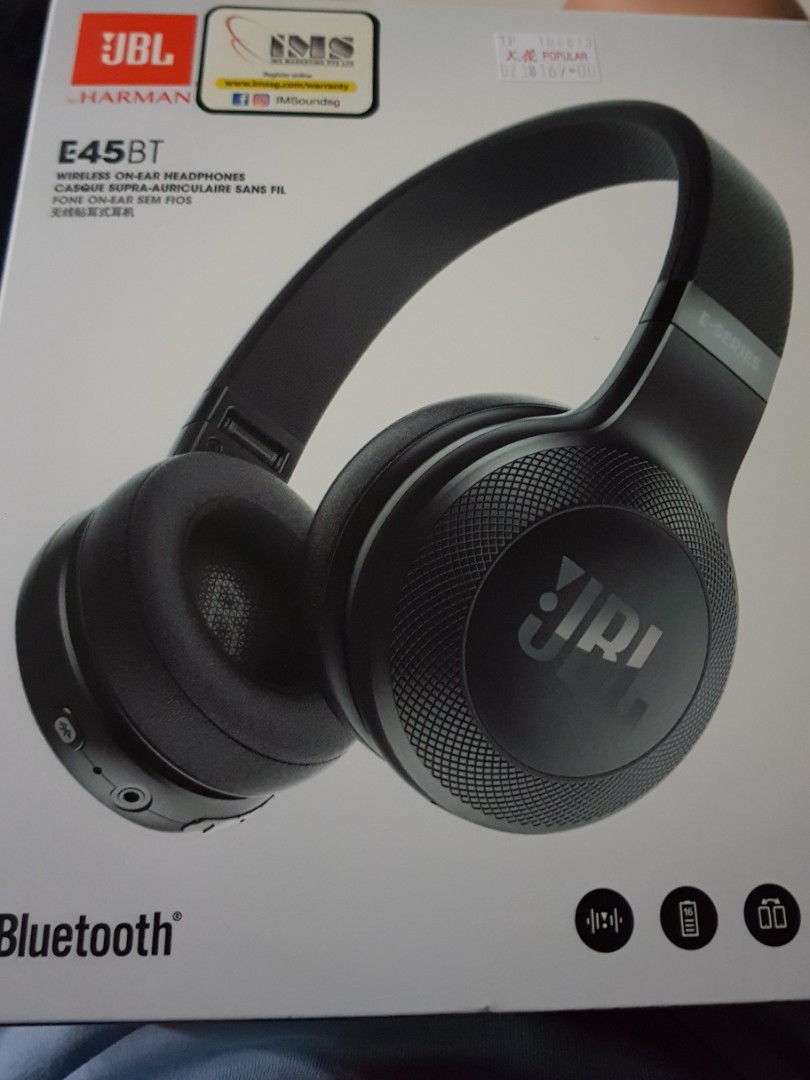 JBL E45BT Wireless Headphones, Audio, Headphones & Headsets on Carousell