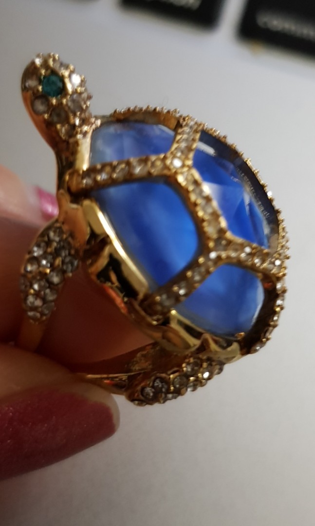 Kate spade top turtle ring