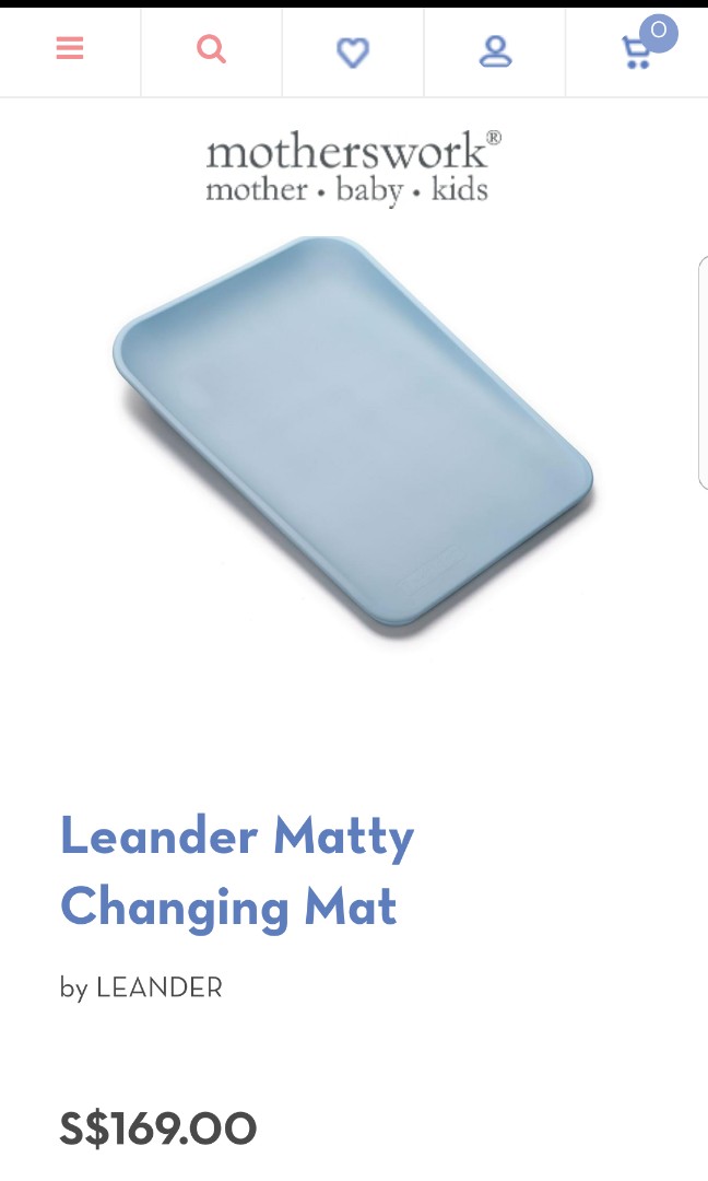 Leander Matty Changing Mat Babies Kids Nursing Feeding On