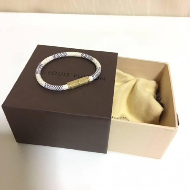 Louis Vuitton Bracelet - Keep It Bracelet Damier Azur