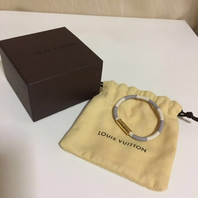 Louis Vuitton Bracelet - Keep It Bracelet Damier Azur, Luxury, Accessories  on Carousell