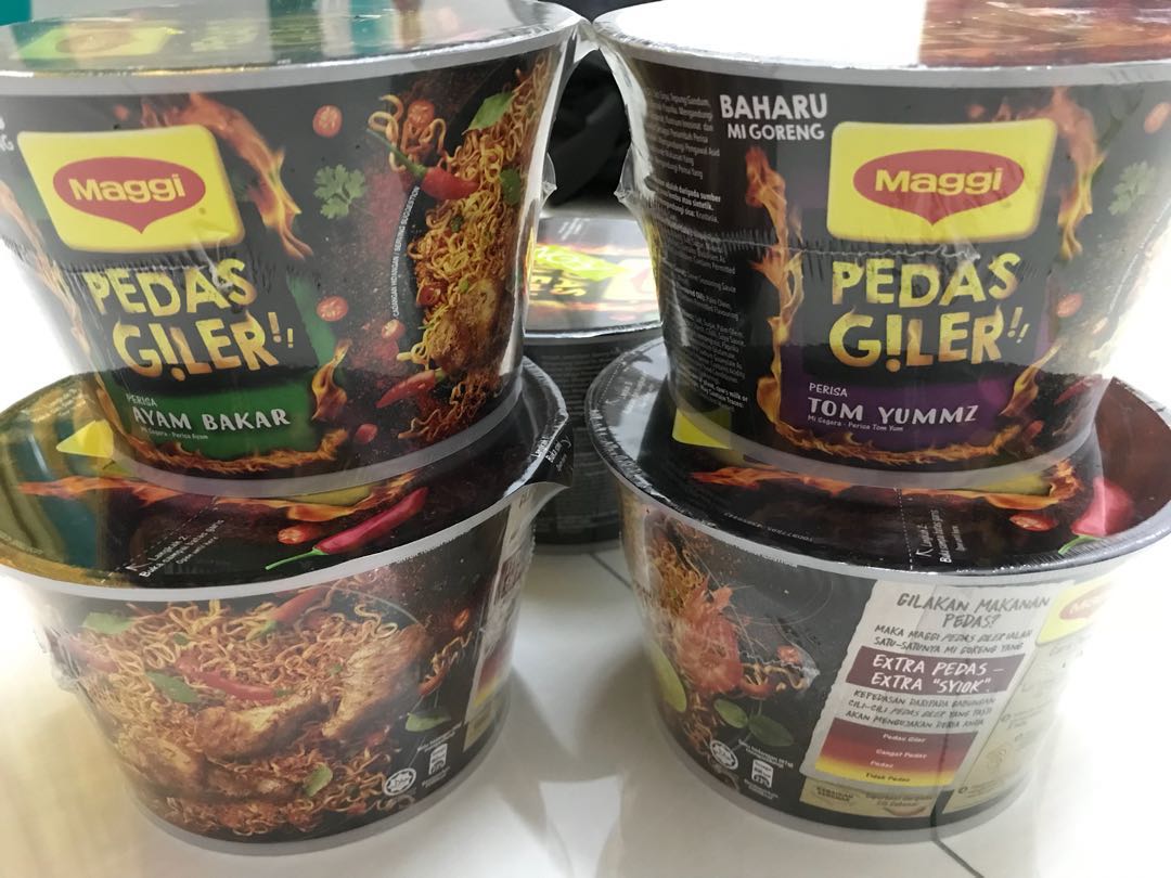 Maggi Pedas Giler Mi Goreng Food Drinks Instant Food On Carousell