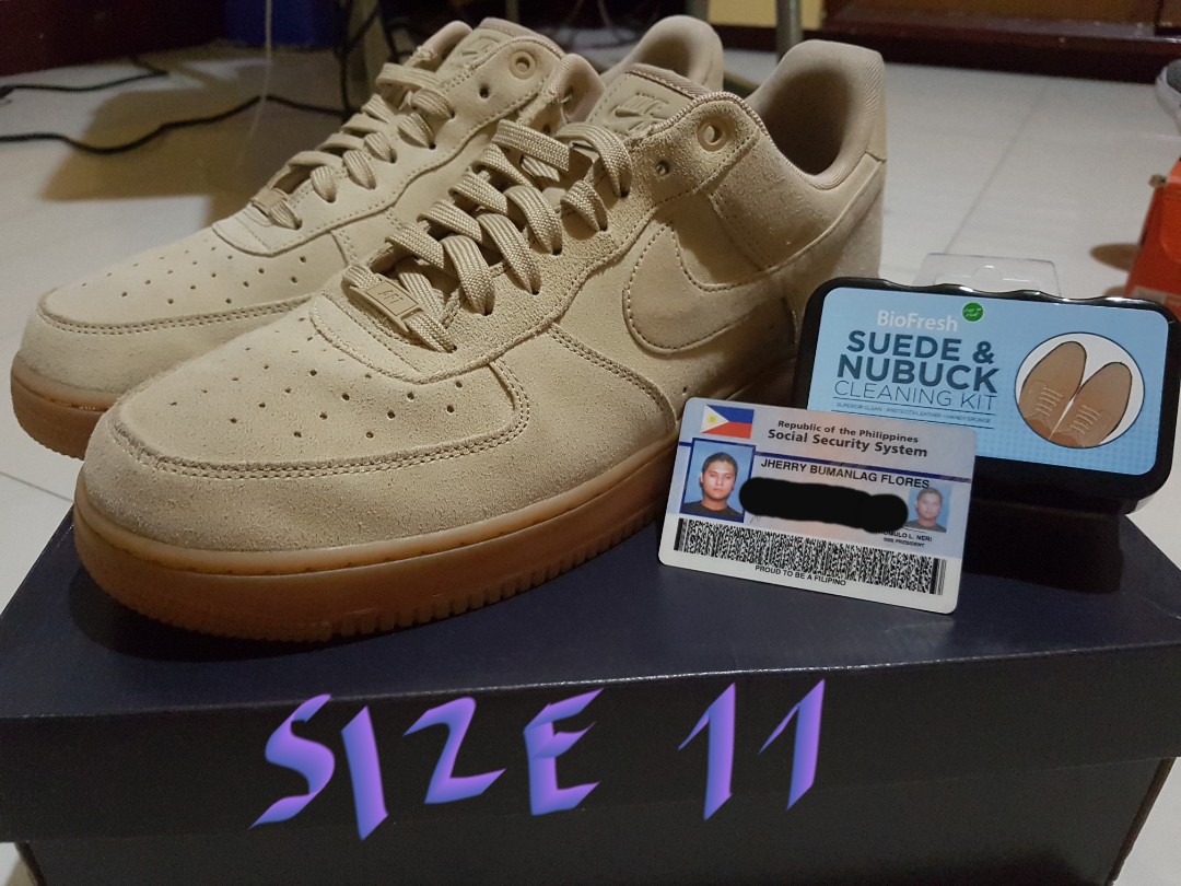 air force suede mushroom